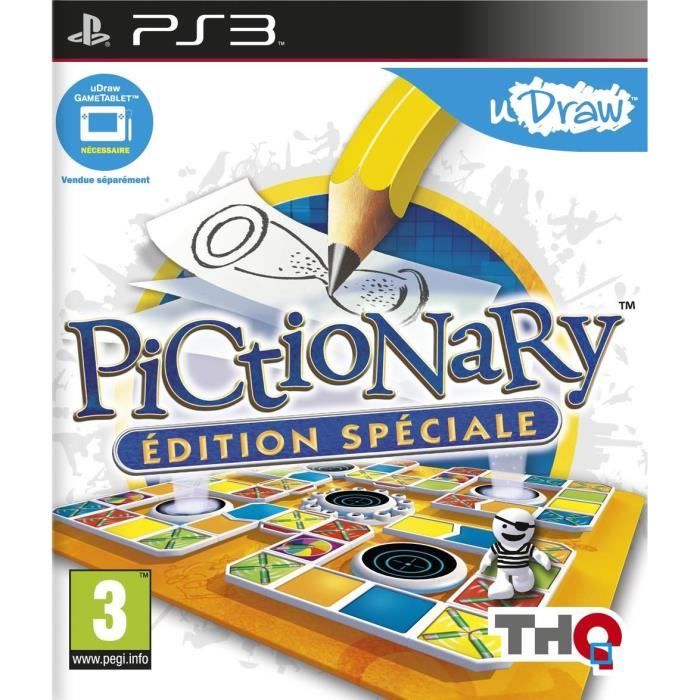 Thq Pictionnary Udraw / Jeu Console PS3