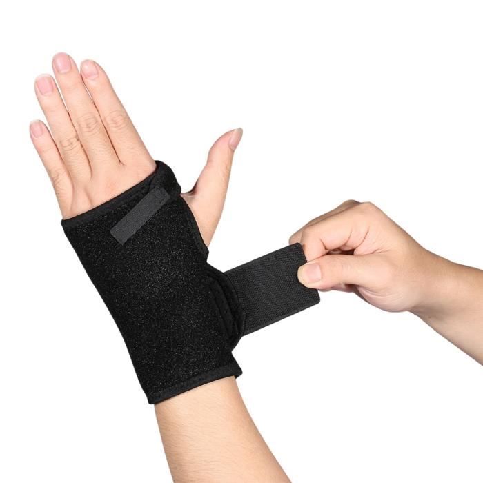 Orthèse de poignet élastique Idéale pour les entorses et foulures Attelle Réglable-GXU