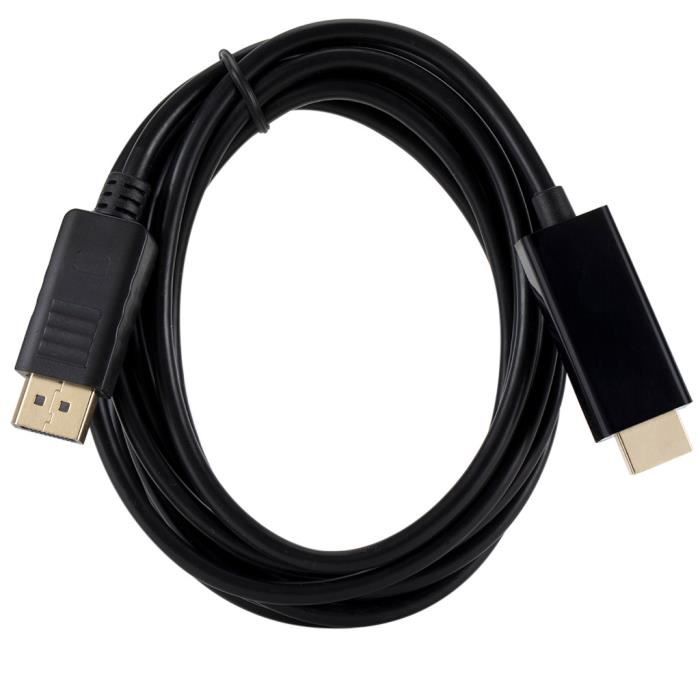 10FT Display Port vers HDMI Cable Cord DP to HDMI Cable Adapter Gold Plated HD elt 294