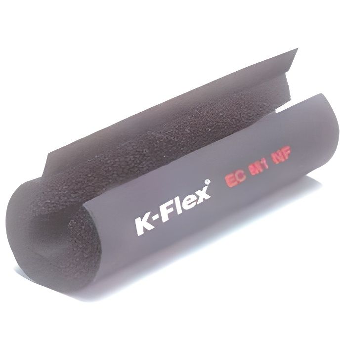 Manchon isolant fendu élastomère sanitaire chauffage - Diamètre: 40 - Ep : 25 - L : 2 mètres - RU25X040R