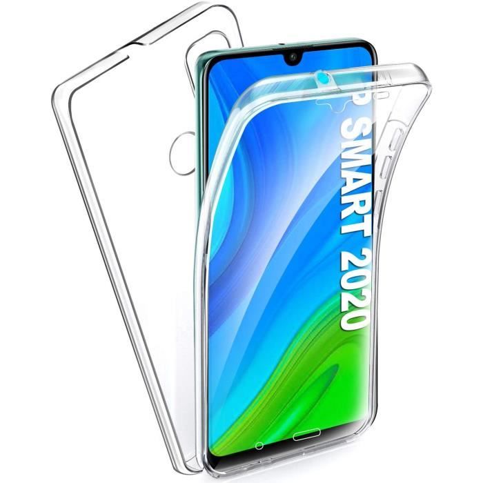 N&T Coque Huawei P Smart 2020 - Avant Tactile + Arrière Rigide en TPU Protection Intégrale Transparente
