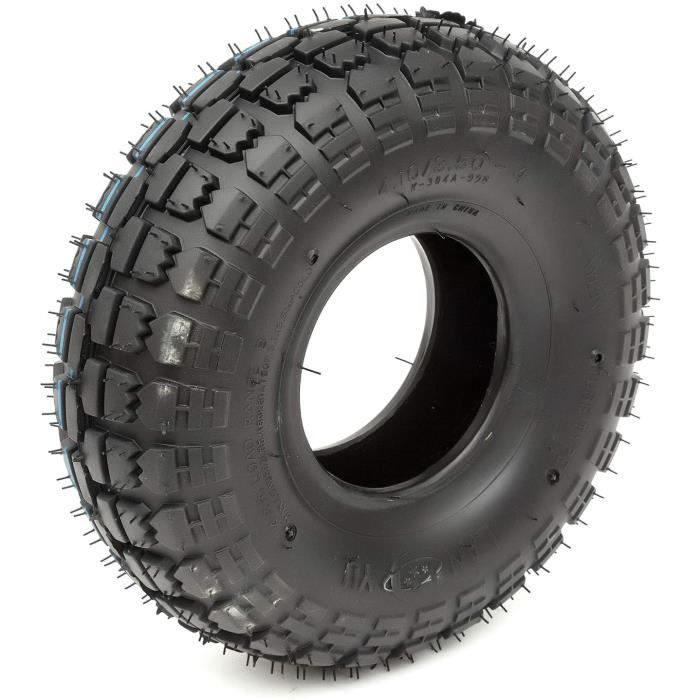 Résistant 4 Plis Pneu 4.10/3.50-4 Hors Route Noueux Chape 10.2cm Roue Petrol Scooter