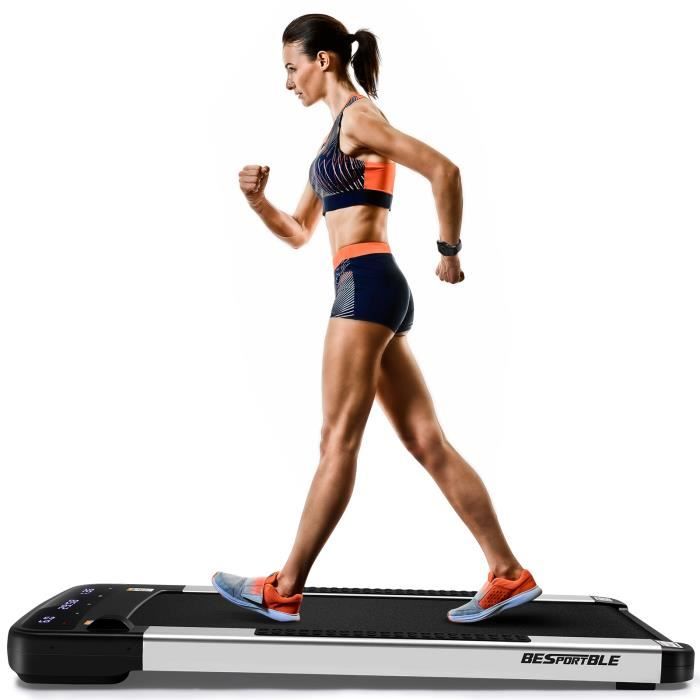 BESPORTBLE Tapis De Course - Electrique Motorisé Vitesse Max-6km-h - Poids Maximum 200 LBS