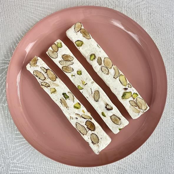 BARRE de nougats nature / lot de 3 - Chocolat de noël -