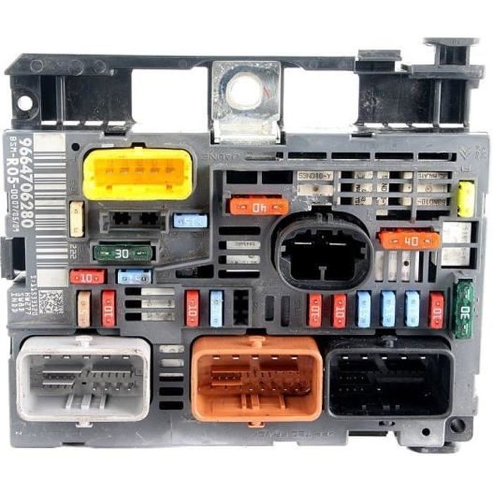Module BSM Boîte à Fusibles Citroen Berlingo III C4 C8 Jumpy III Peugeot 307 Lift 308 607 Lift 807 Expert III Partner III 9664706280