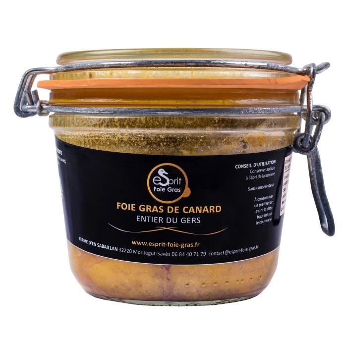 Foie gras de canard entier du Gers - 420 grs