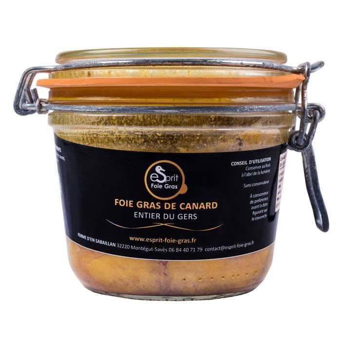 Foie gras de canard entier du Gers - 420 grs