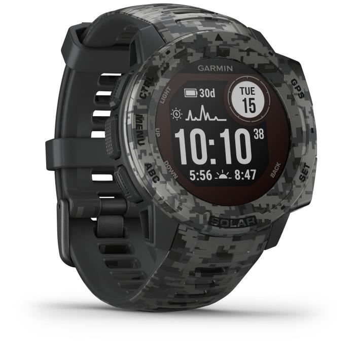 GARMIN Instinct Solar, Graphite Camo