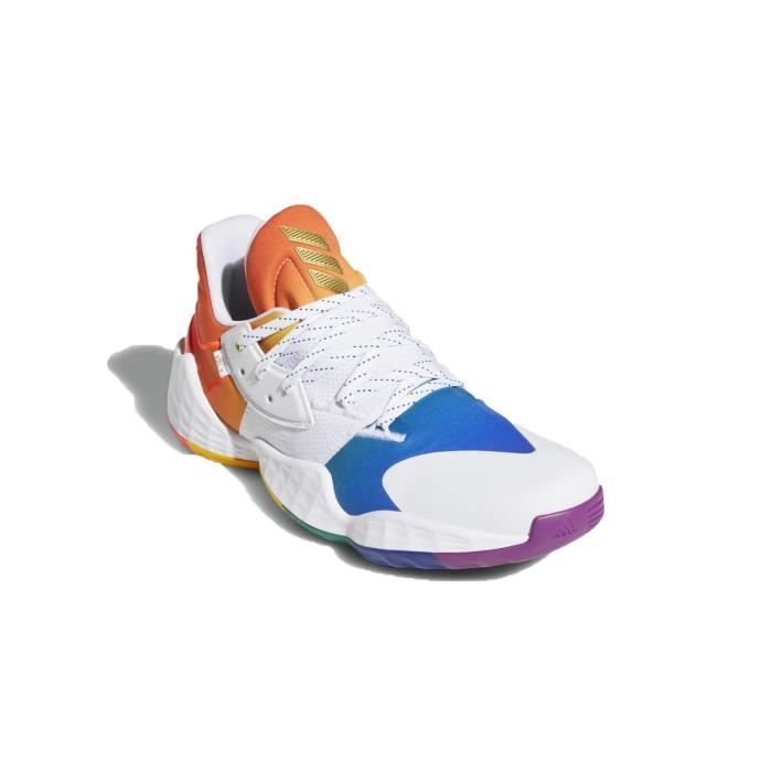 adidas Performance Harden Vol. 4 Gca - Pride Chaussures de basketball Homme Blanc 45,3333333333333