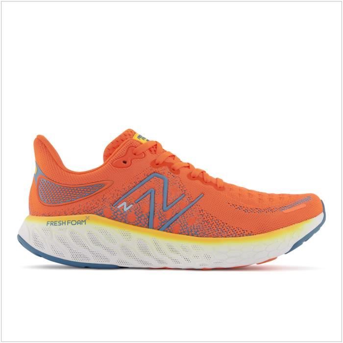 Chaussures de running de running New Balance Fresh Foam X 1080v12 - orange/bleu ciel - 40,5