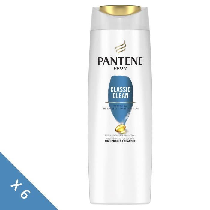 [Lot de 6] PANTENE Shampoing Classic Clean - 400 ml