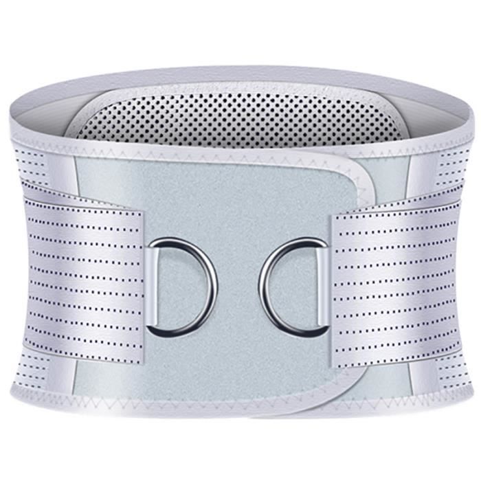 Ceinture de Soutien Dorsale Auto-Chauffante pour la Posture Du Dos et le Soutien de DéCompression VertéBrale Gris (L)