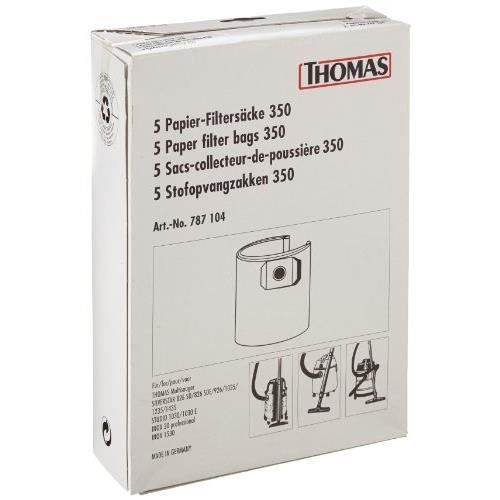 THOMAS LOT DE 5 SACS EN PAPIER 350 POUR ASPIRAT…