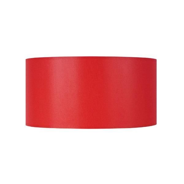 TOSEL Abat - Jour 1 lumière - luminaire intérieur - tissu rouge - Style urbain - H19cm L35cm P35cm