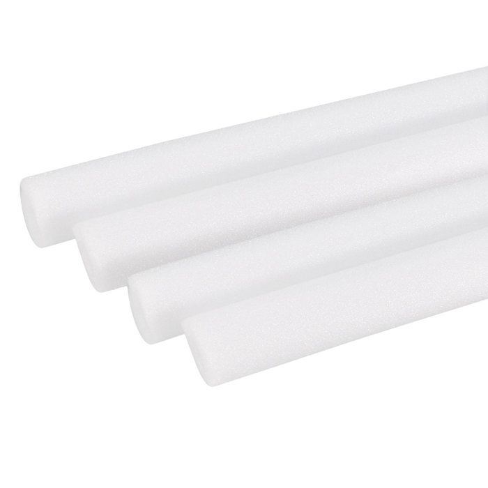 Tube D'Isolation En Mousse Divisé 60 Mm DI X 80 Mm DE X 0,9 M - Protection Anti-Gel Pour Tuyaux Cuivre, Blanc
