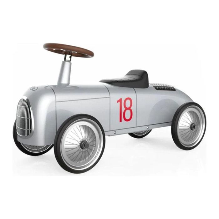 Baghera Roadster Auto Union Type C porteur enfant vintage sous licence Audi – 18-36 mois châssis métal