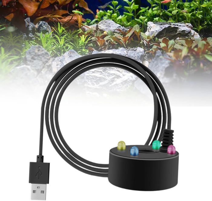 Nébuliseur Ultrasons 12 LED – Machine à Fumée Pour Fontaine, Halloween, Intérieur/Extérieur – Protection Anti-Éclaboussures + 3 Disques Acoustiques
