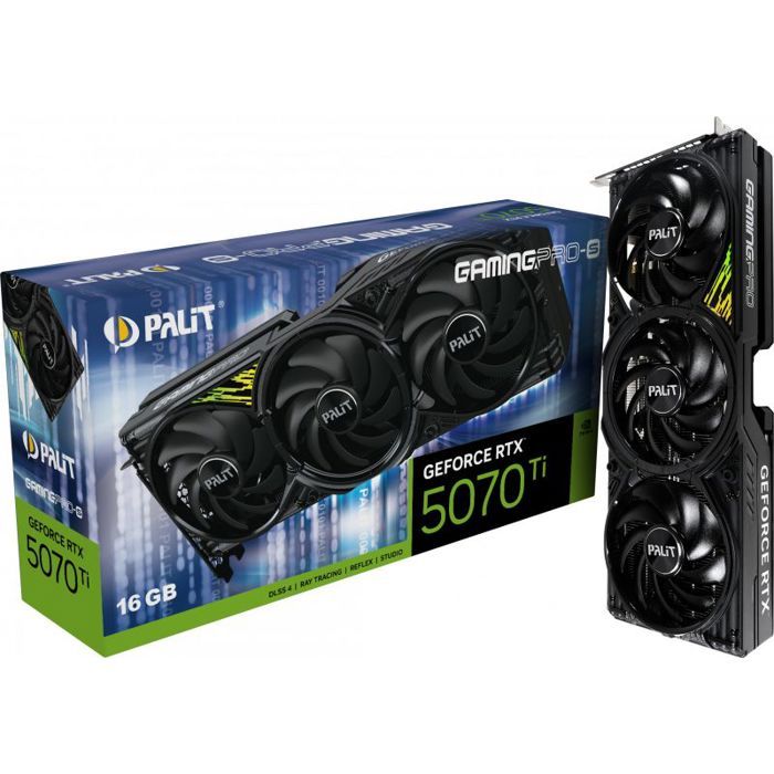 Carte Graphique Palit GeForce RTX 5070 Ti GamingPro-S – 16 Go GDDR7, PCIe 5.0 - vue 6