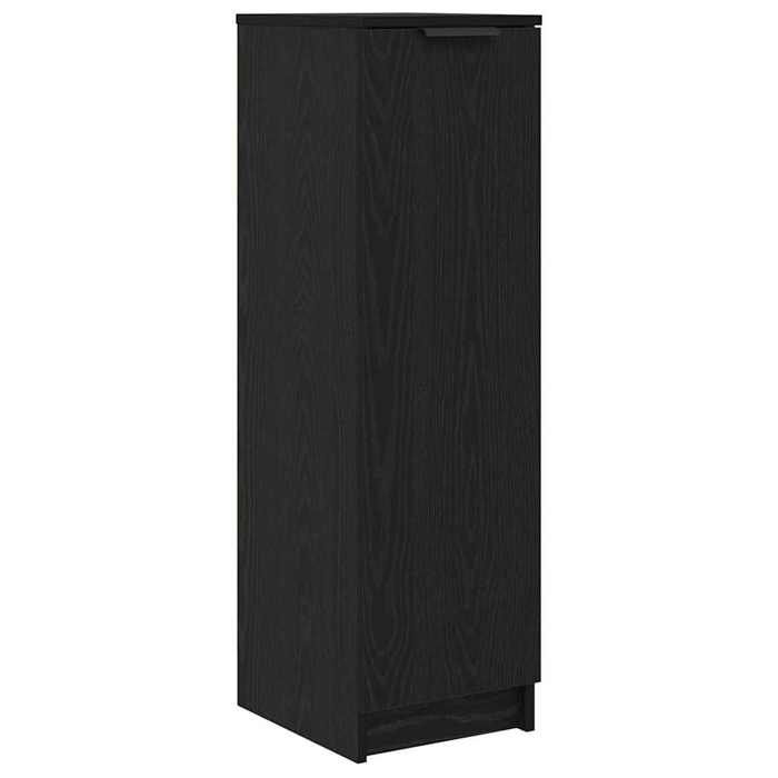 BONNIE®Meuble à chaussures - Rangement spacieux - Décoration pour couloir salon avec étagère Chêne noir 29.5x35x101 cm FR371521