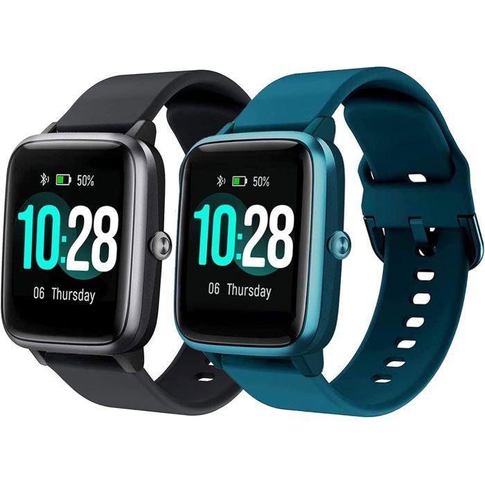 Bracelet de montre en silicone-KAL-Bracelet Silicone Classique 19mm pour ID205L et Modèles Compatibles