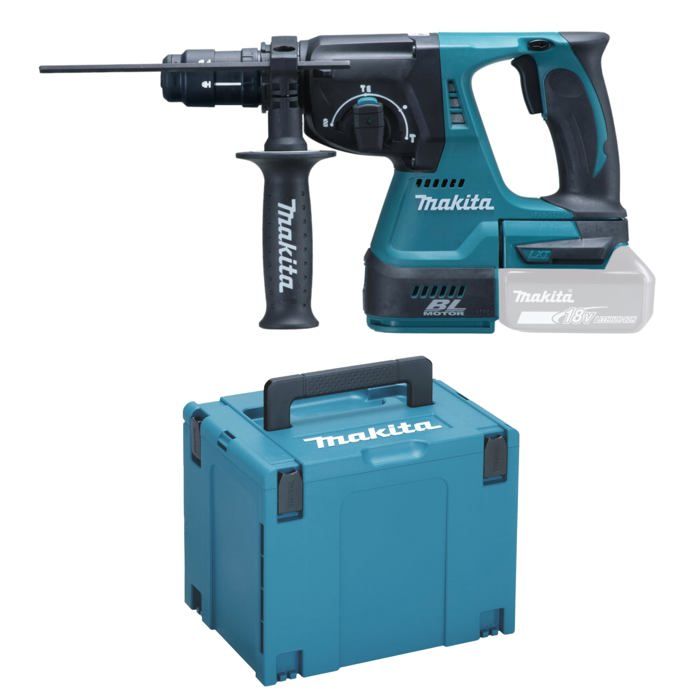Burineur perforateur Makita DHR243ZJ 10 DHR243ZJ Perforateur Burineur pour Sds Plus 18V + Coffret Makpac