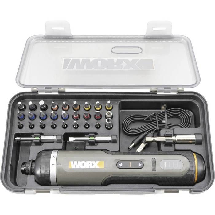 Visseuse sans fil Worx WX242 4 V 2.0 Ah Li Ion + mallette - vue 2