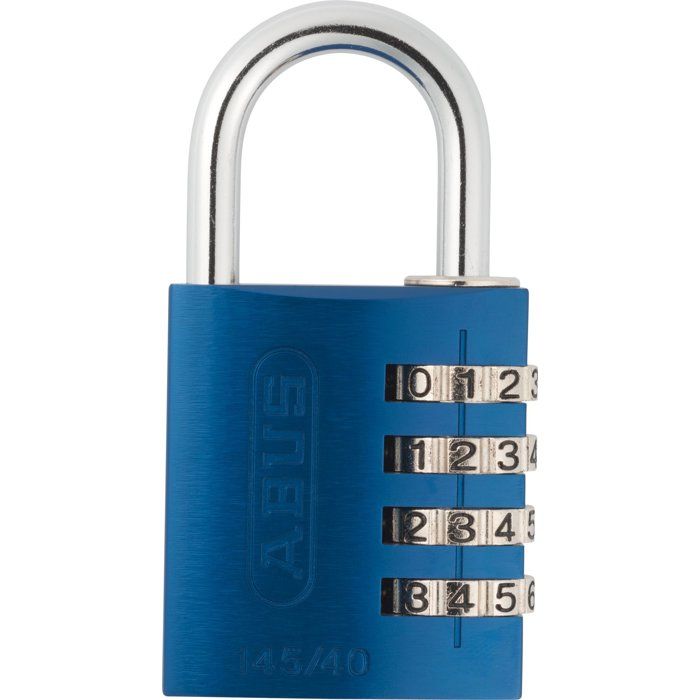 Cadenas à combinaison ABUS 14540 4 chiffres Aluminium Sécurité renforcée