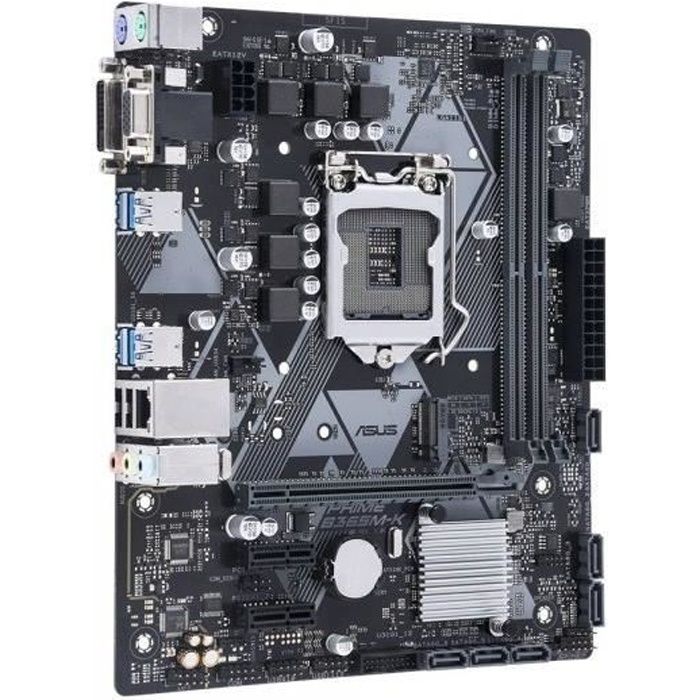 ASUS PRIME B365M K Carte mère micro ATX LGA1151 Socket B365 Chipset USB 3.1 Gen 1 Gigabit LAN carte graphique embarquée unité centrale requise audio HD 8 canaux