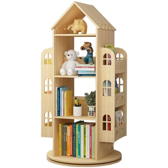 BeesClover Bibliothèque d'Angle à 5 Niveaux, Bibliothèque Industrielle avec Cadre en Métal et Étagères en Bois, Étagère de Rangement Autoportante Convertible pour Salon, Chambre, Bureau à Domicile