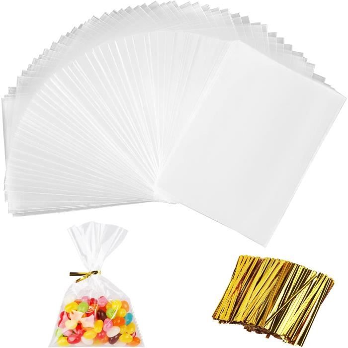 Sachet Bonbons Anniversaire, Transparentes Plastique Anniversaire Avec