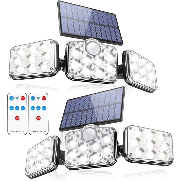 Eclairage extérieur solaires Outsunny Lampadaire de jardin 2 têtes dim