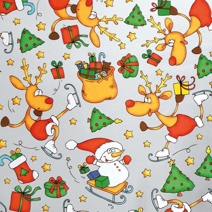 Rouleau Papier Cadeau Chien Ballons 70x200 Cm - Papier D'anniversaire Enfant Coloré, Certifié FSC