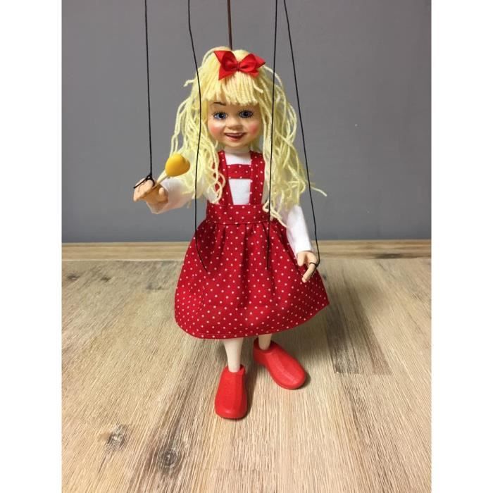 Petite Fille Blonde Marionnette A Fils One 10 Cdiscount Jeux Jouets