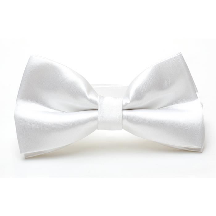 Nœud Papillon Homme Déjà Noué En Satin - Accessoire Élégant Pour Mariage, Soirée - Auto-Ajustable, Facile à Mettre