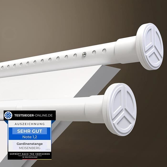 Tringle à Rideau De Douche En L Sans Perçage - Acier Inoxydable, Réglable 70-95 X 105-165 Cm - Pour Coin De Salle De Bain - Support Jusqu'à 8 Kg