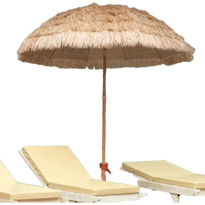 Parasol Tiki Hawaïen En Chaume De 175 Cm - Pour Terrasse - Hauteur 194 Cm - Neuf Avec étiquettes