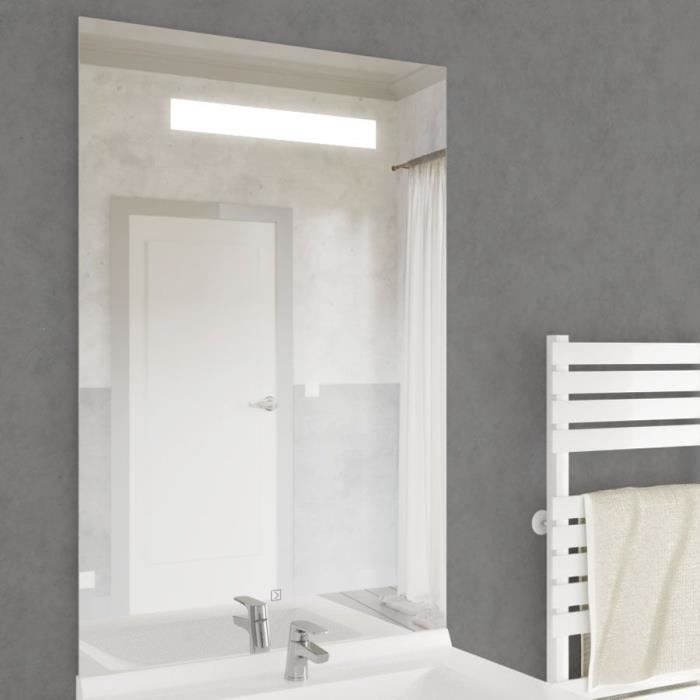 Miroir Retro Eclaire Mirlux 90x105 Cm Avec Interrupteur