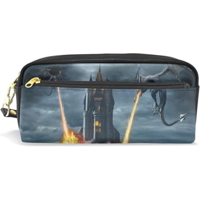 Support De Télécommande TV En Cuir PU, Avec 3 Compartiments, Support De