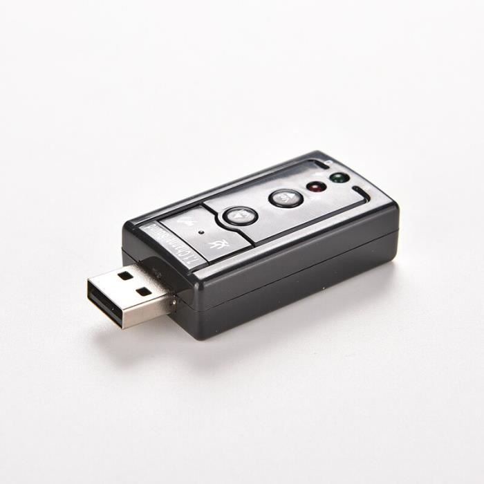 CABLING® Adaptateur cable carte son USB 2.0 male vers 2 jack femelle micro  et casque - Cdiscount Informatique