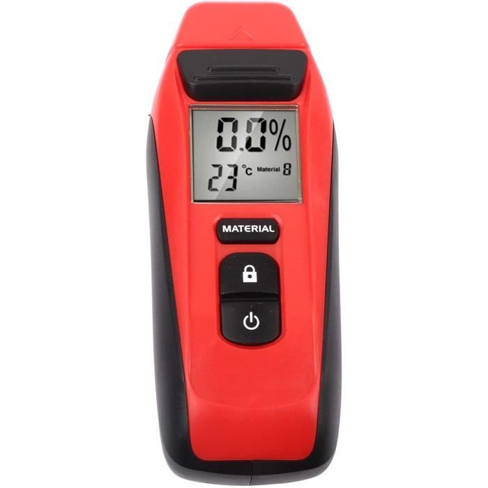 Humidimètre de Bois, GM610 LCD Testeur d'Humidité avec 2 Broches pour
