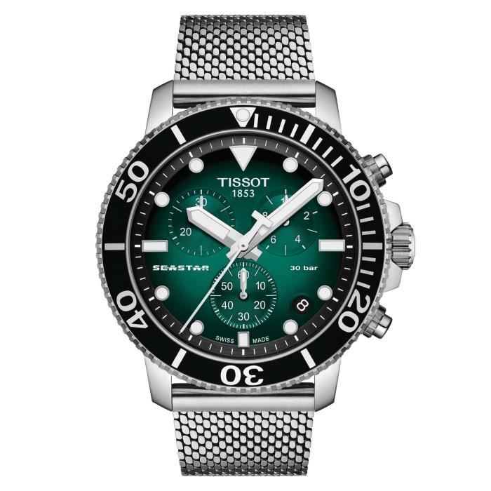  Montre Homme Seastar Vert T1204171109100 Gris Tissot