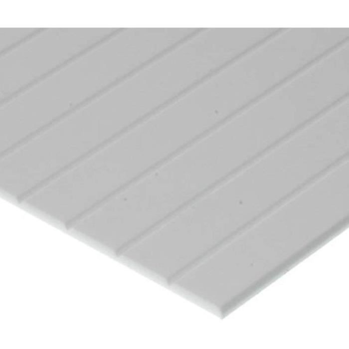 EverGreen 2050 Structured Plate - 0.5mm X 150x300mm Polystyrene Sheet For Model Making