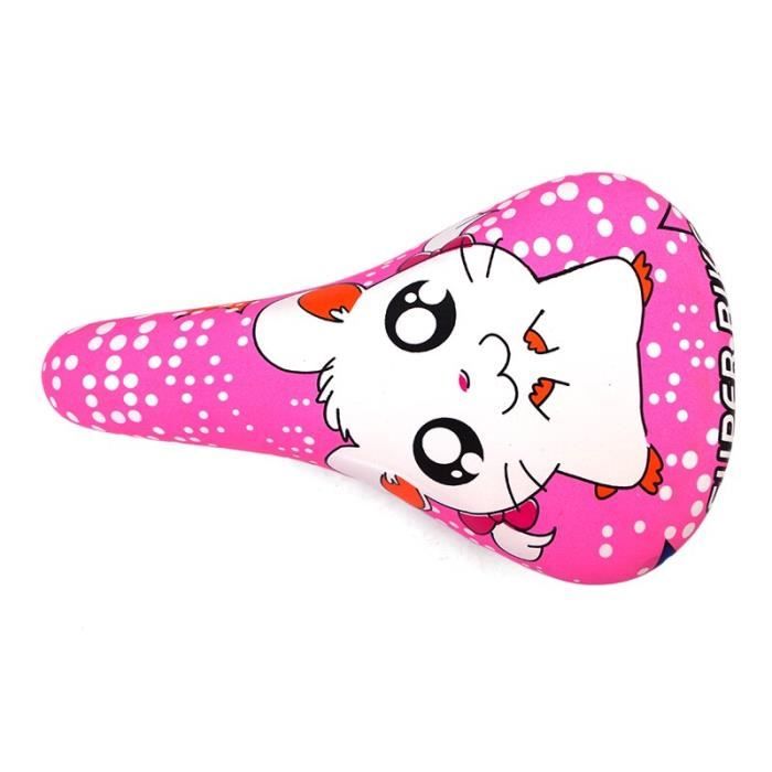 Selle Enfant Réglable Avec Tube Support - Cuir PU Imperméable, Rembourrage épais, Pour Vélo D'équilibre