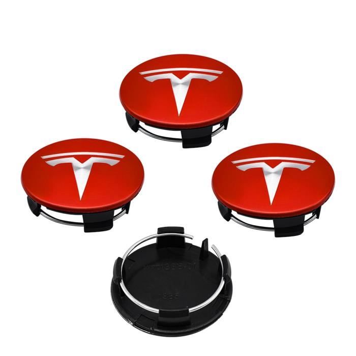 Cache Moyeu Pour Tesla Model S 2012-2025 - 60 Mm, Lot De 4 - Protection Poussière, Style élégant - Installation Facile