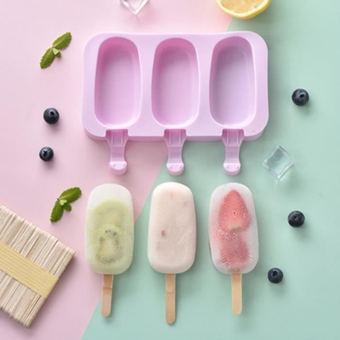 Silicone Ice Cream moule Gâteau Glace Lolly Cuisson Gelée Moule Plateau À faire soi-même Cuisine Outil