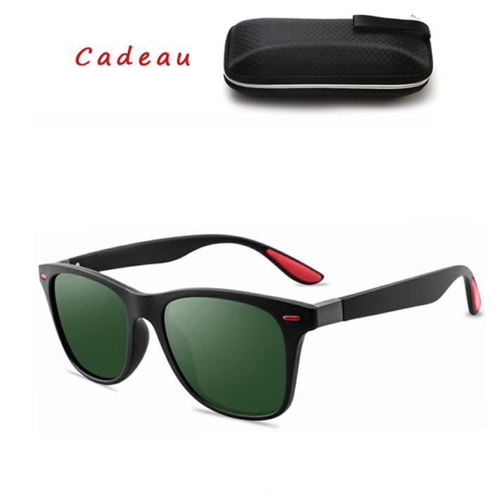Lunette de soleil sales homme verre vert