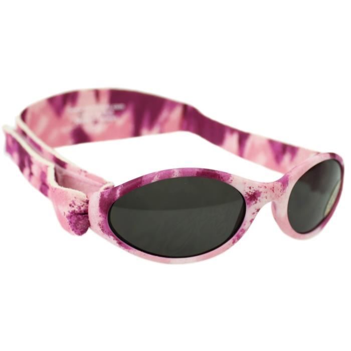Lunettes de soleil bébé 0-1 ans ourson rose pâle de Ki et la sur allobébé