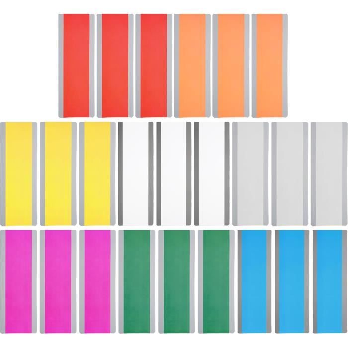 Lot De 40 Bandes De Lecture Guidées Jaunes - Aide Dyslexie, Règles De Lecture Pour Enfants