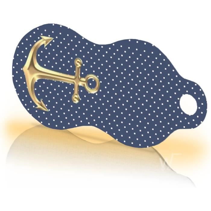 Code24 Clé Passe Partout Pour Les Caddies PorteClés „L'Ancre Avec Jeton Caddie & Localisateur