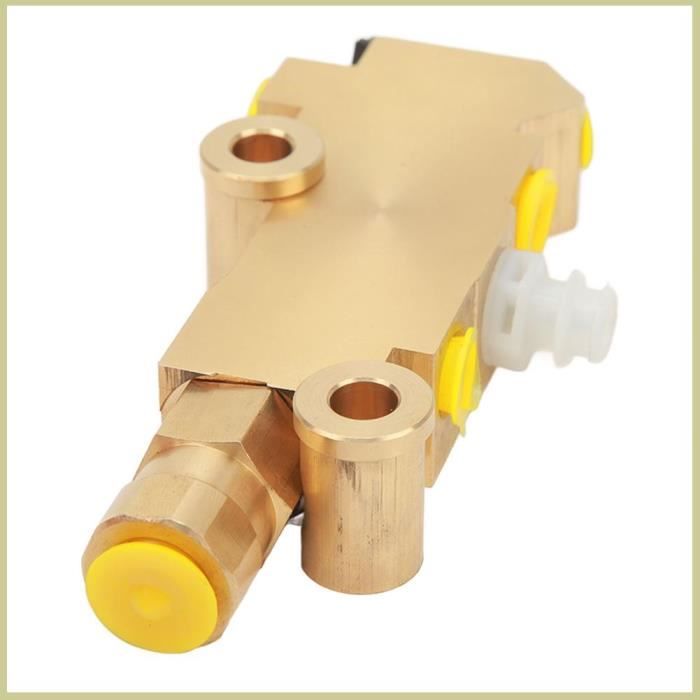 Valve De Dosage Frein Universelle - Régulateur Pression Freinage Pour Sport Auto - Aluminium Argent